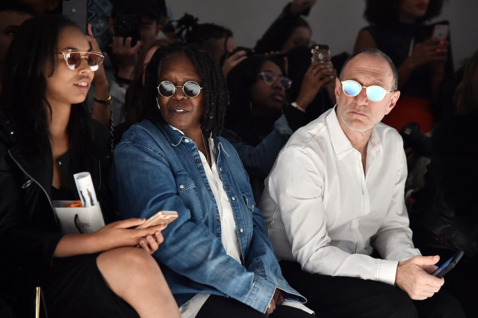 Whoopi Goldberg at the Vivienne Hu fashion show