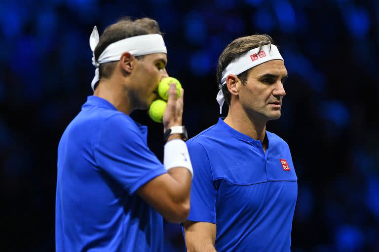 Nadal y Federer en la Laver Cup