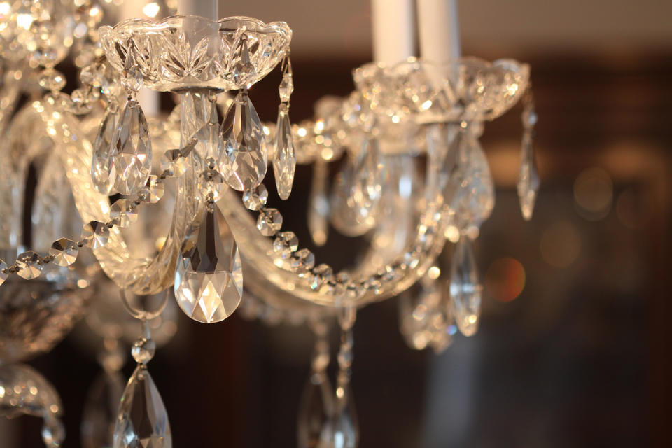 Close-up of chandelier