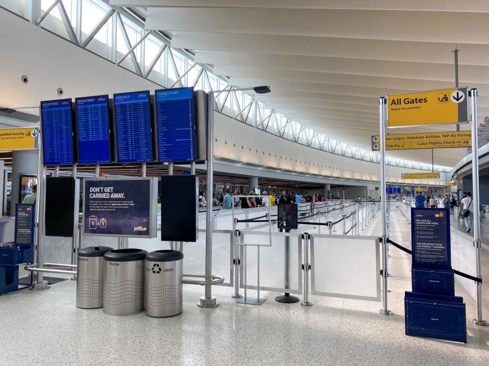 Flying from JFK Airport during pandemic