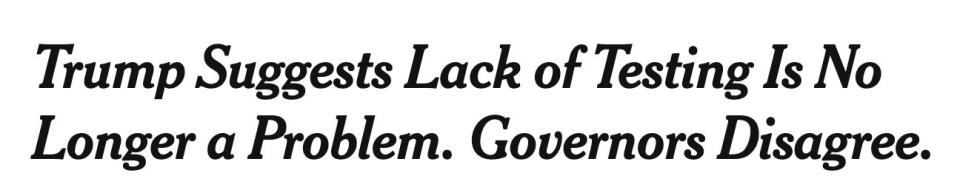 The headline for the New York Times story that sparked outrage. (Photo: The New York Times)