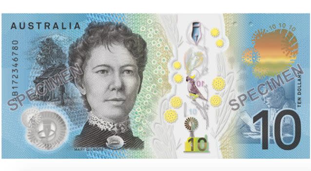 Some features of the $5 note to protect against counterfeiting have been included again. Source: Reserve Bank of Australia