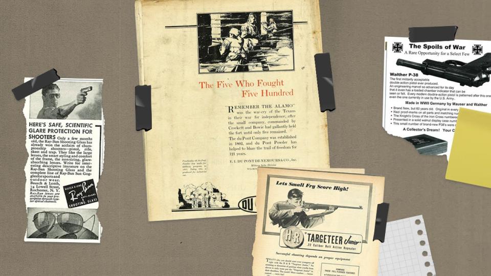 Archives of the American Rifleman, the NRA's magazine, show marketing approaches changing over the years.