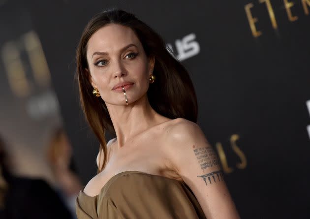 Angelina Jolie attends the Los Angeles Premiere of Eternals. (Photo: Axelle/Bauer-Griffin via Getty Images)