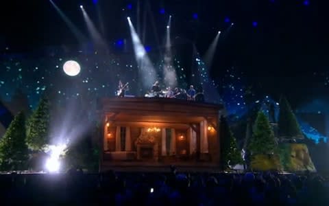 Foo Fighters: 'in da house', and on a house - Credit: ITV