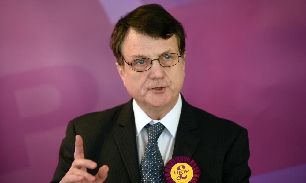 Ukip leader Gerard Batten, who took over the party unopposed in April.