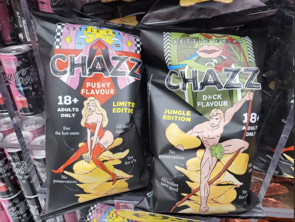 pussy and dick flavored chips