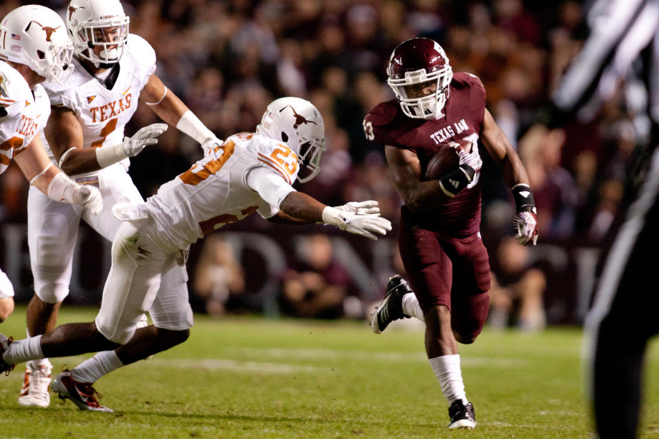 The Aggies and Longhorns haven’t played since 2011. (Getty)
