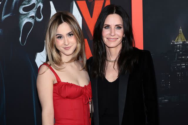 Dimitrios Kambouris/Getty Images Courteney Cox with daughter Coco Arquette