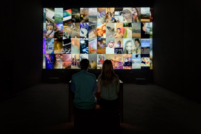 Installation view of "The Organ," 2018, as seen in "Christian Marclay, Sound Stories" at the Los Angeles County Museum of Art.
