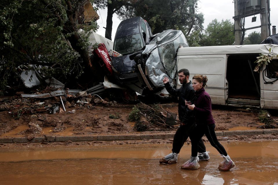 Deadly floods hit Greece