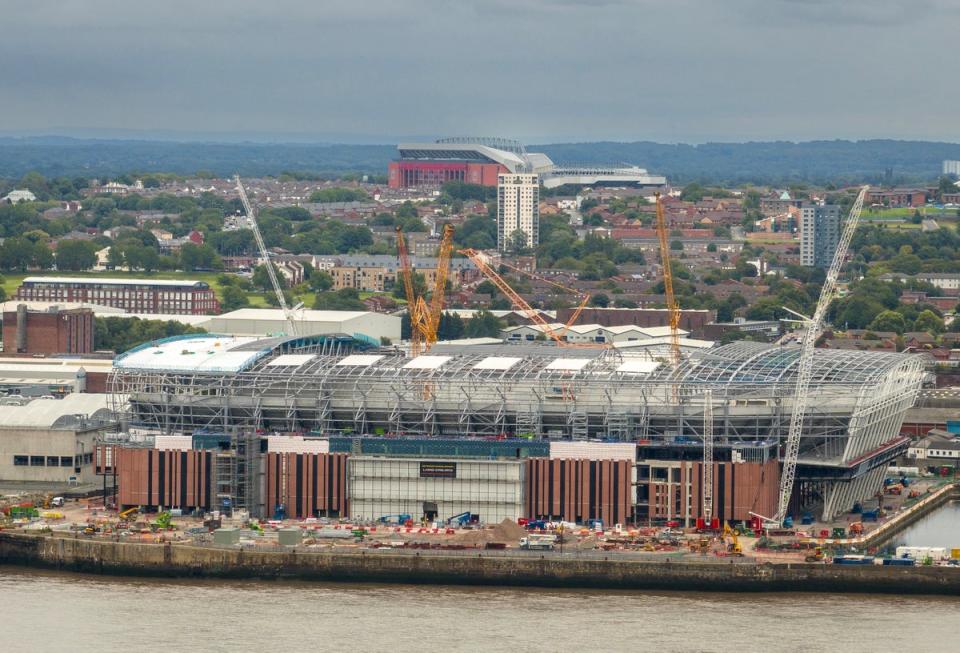 The Premier League claimed Everton ‘submitted misleading information’ about the financing of its new Bramley-Moore Dock Stadium (Getty Images)