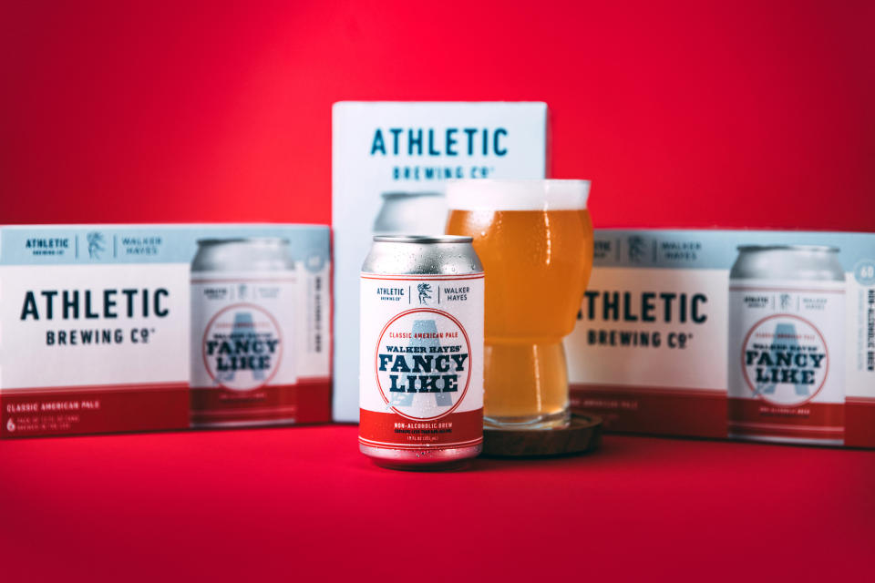 walker hayes fancy like athletic brewing co.