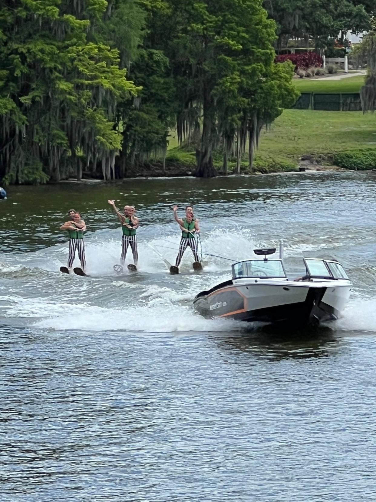 Cypress Gardens' water ski shows live on with a LEGO twist at LEGOLAND Florida.