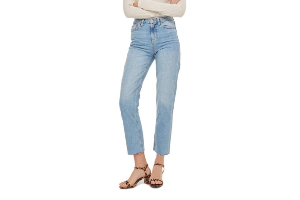 topshop, straight leg jeans