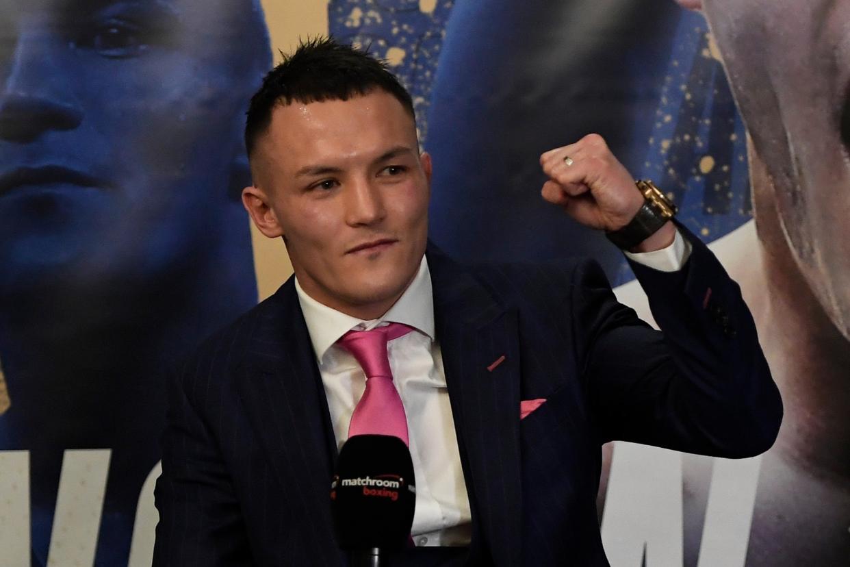 <p>Josh Warrington meets Mauricio Lara on February 13</p> (Getty Images)