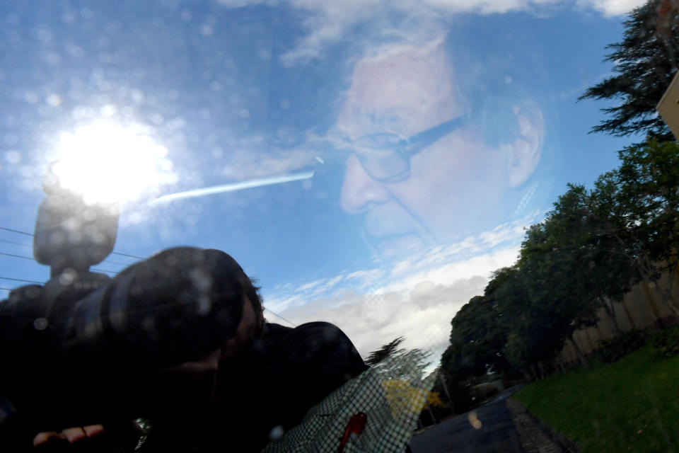 George Pell departs the Carmelite Monastery in Kew, Melbourne, on Wednesday. After 405 days behind bars, Cardinal Pell was acquitted of child sex abuse convictions. Source: AAP