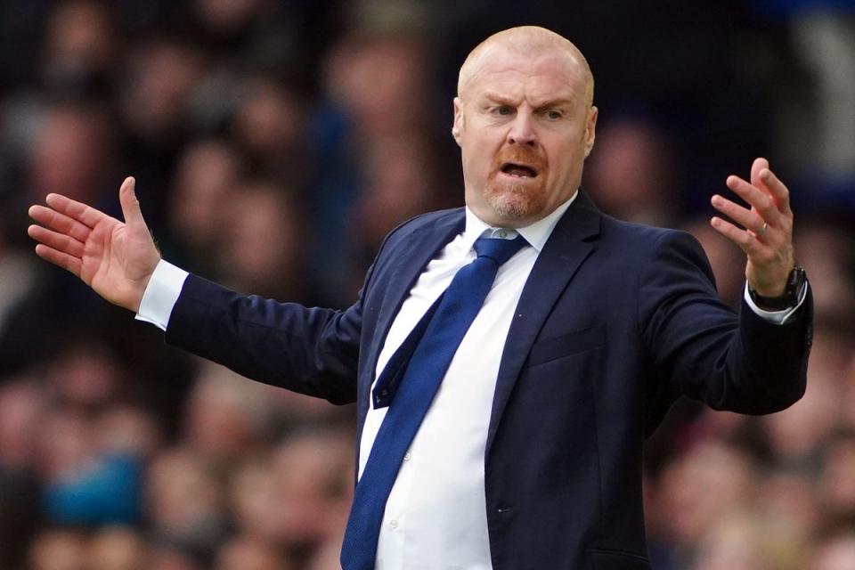 Everton manager Sean Dyche marked his first game in charge with a home win over title hopefuls Arsenal (Peter Byrne/PA) (PA Wire)