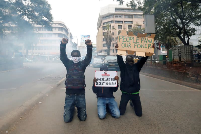 "Saba Saba People's March" anti-government protests in Nairobi