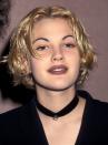<p>Everything about this looks feels '90s—from the skinny brows to the mauve-brown lipstick. While over-plucked, thin eyebrows are certainly a trend of the past (here's looking at the modern, fluffy brow), brown matte lips have made a definite comeback.</p>