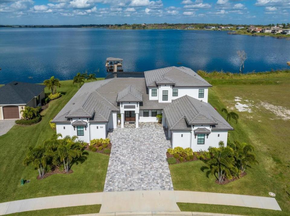 Bird's eye view of Polk County's 2nd most expensive home sale in June.