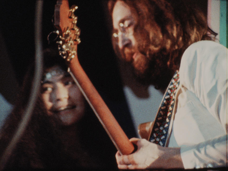 John Lennon and Yoko Ono in 