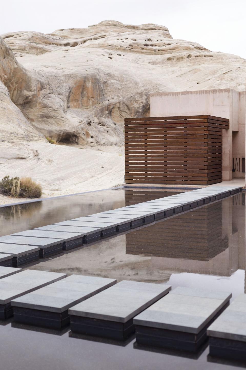 The spa reflecting pool at Amangiri located in Canyon Point, Utah, is pictured on Wednesday, May 17, 2023. | Laura Seitz, Deseret News