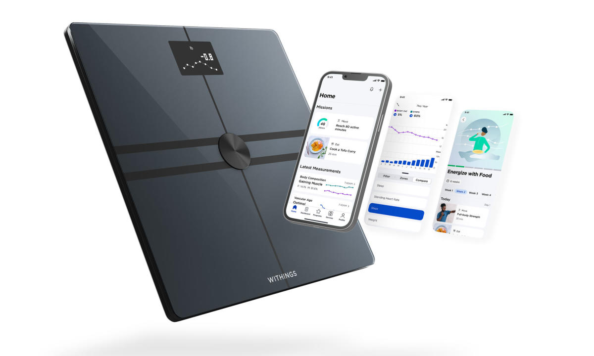 Withings has a new smart scale and 'Health+' fitness subscription platform