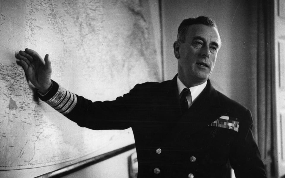 Commodore Lord Louis Mountbatten, head of Combined Operations