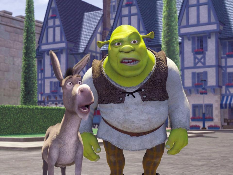 Donkey (Eddie Murphy) and Shrek (Mike Myers) in the original ‘Shrek' (DreamWorks)
