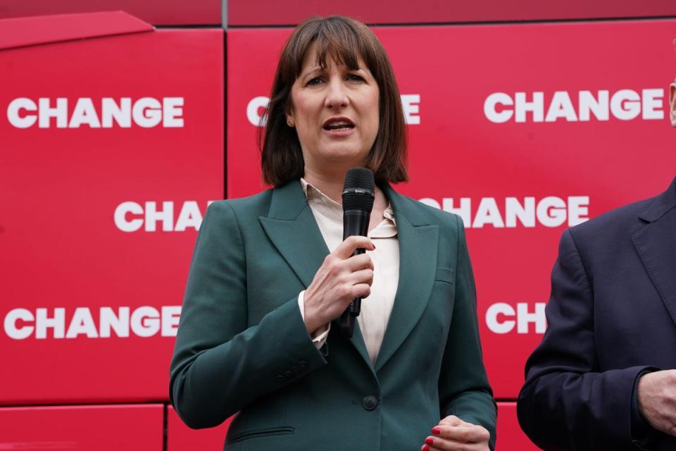 Labour shadow chancellor Rachel Reeves (Lucy North/PA) (PA Wire)
