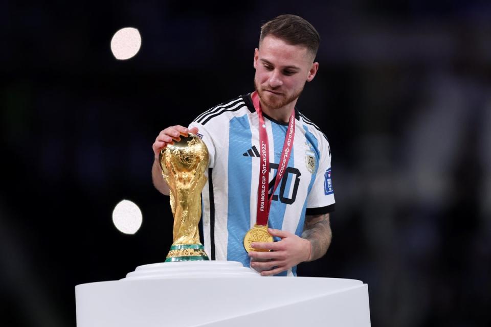 Wanted: Mac Alliser linked with top clubs after winning World Cup with Argentina (Getty Images)