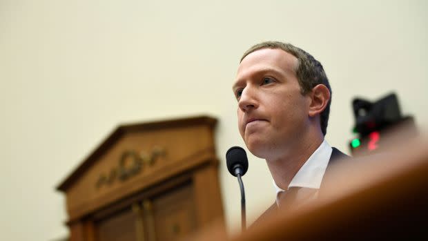 Mark Zuckerberg is questioned by Congress