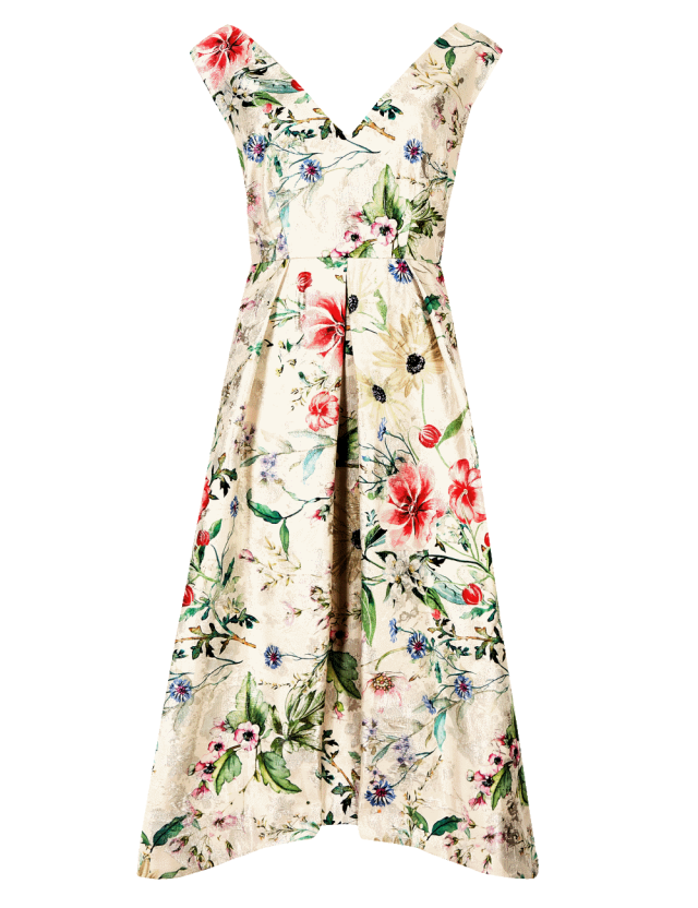 Reviewed – F&F tropical Print Knot front Dress