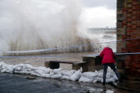 Before hitting areas of the UK, including Swanage, Dorset, Storm Alex had battered Europe, causing widespread flooding. (Reuters)