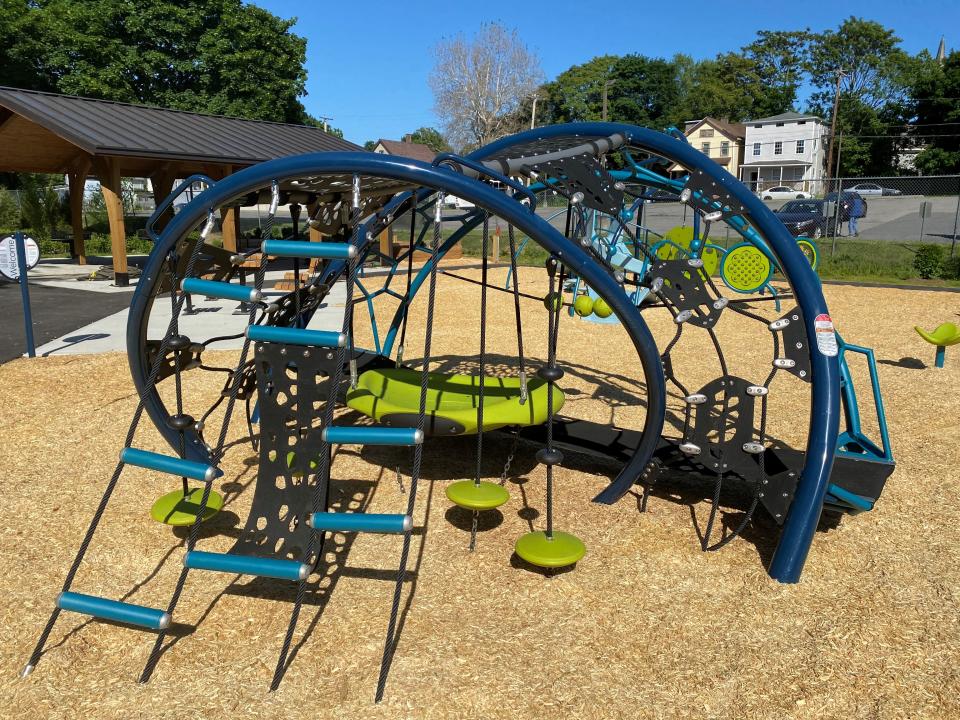 Malcolm X Park in the City of Poughkeepsie features new playground equipment, among other improvements.