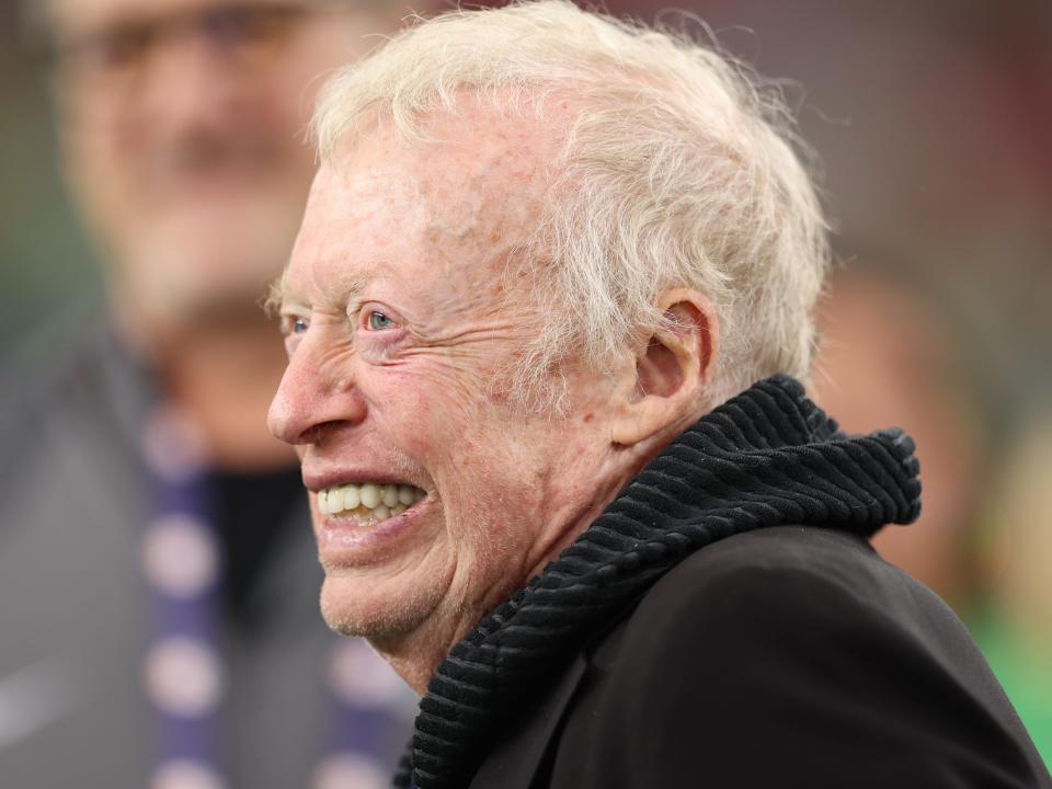Phil Knight at the Fiesta Bowl on January 1, 2024.