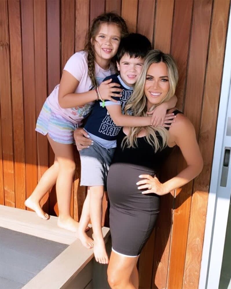 Teddi Mellencamp Arroyave with daughter Slate (L) and son Cruz | Teddi Mellencamp/Instagram