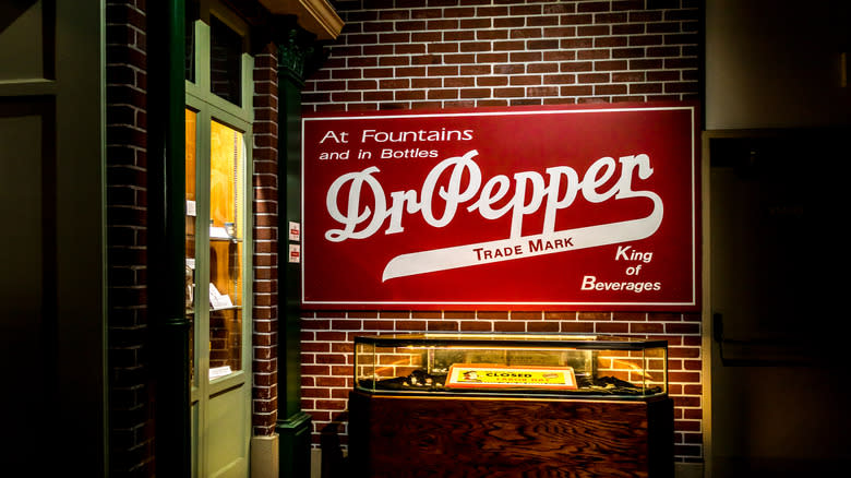 Vintage Dr Pepper sign