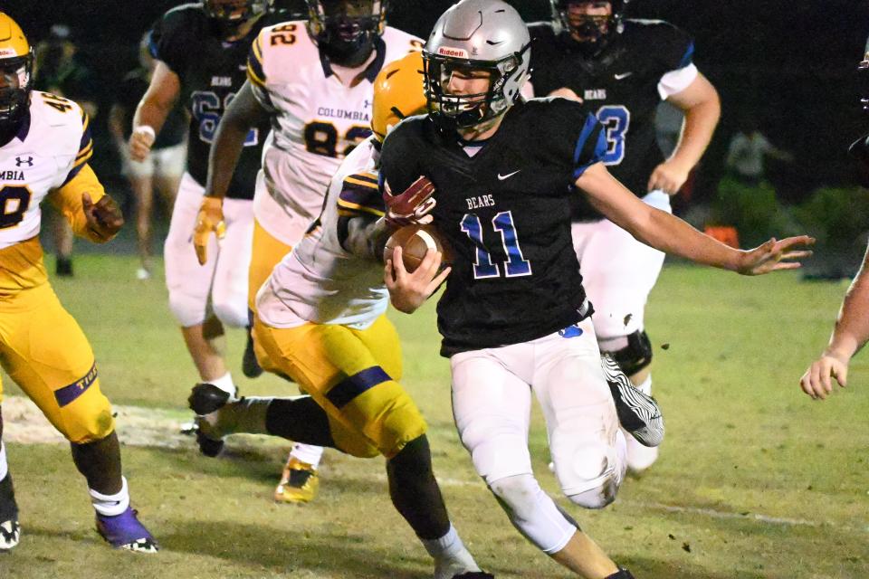 Bartram Trail quarterback Riley Trujillo and the Bears are scheduled to take on Columbia in Lake City on May 19.