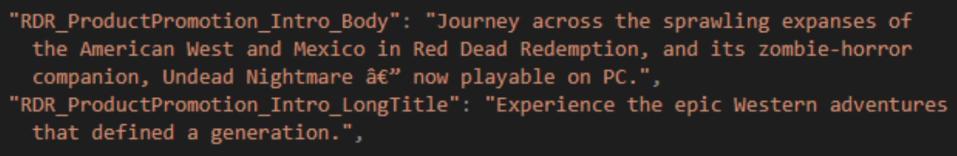 Línea de código adelanta posible port de Red Dead Redemption para PC