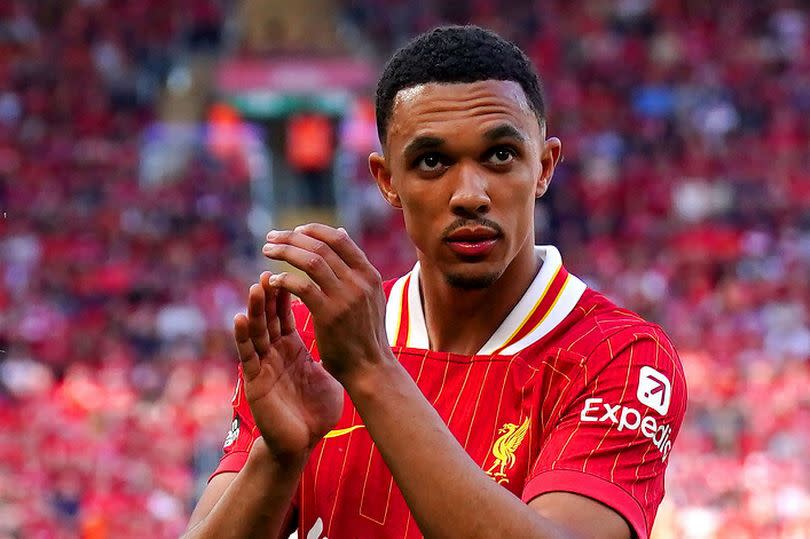 Liverpool's Trent Alexander-Arnold during the Premier League match at Anfield, Liverpool. Picture date: Sunday May 19, 2024