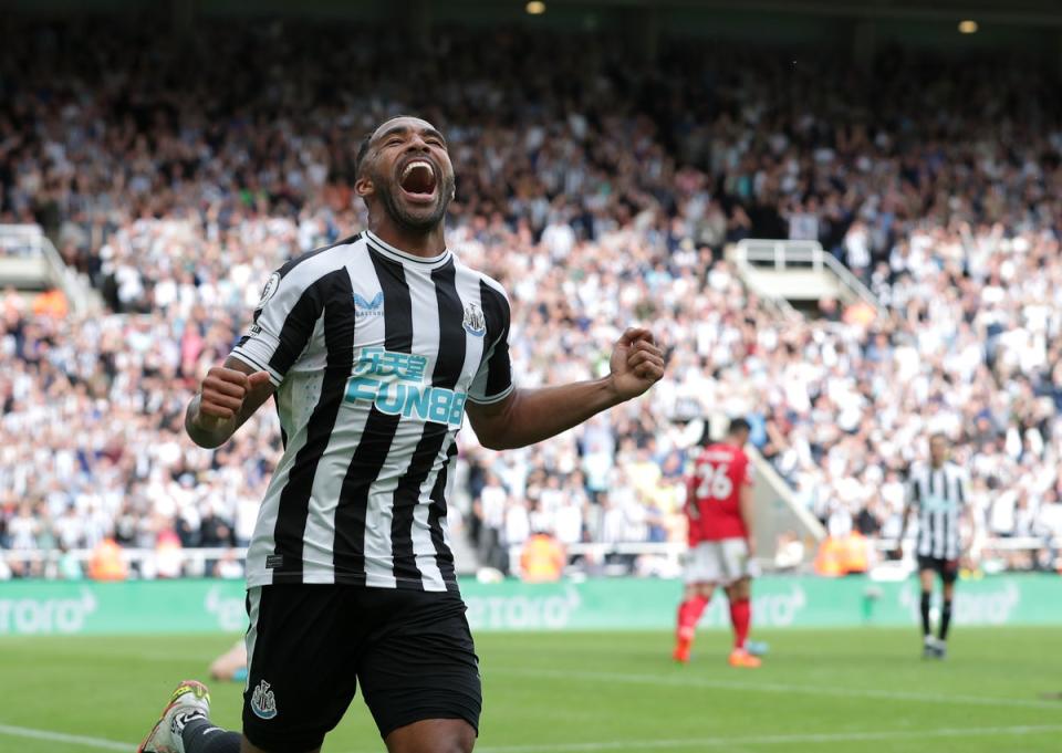 Callum Wilson was on target as Newcastle opened with a 2-0 victory over Nottingham Forest (Richard Sellers/PA) (PA Wire)