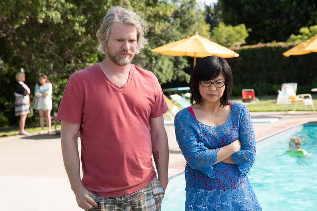 <p>Saeed Adyan / Netflix / courtesy Everett Collection</p> Keiko Agena and Todd Lowe in the 2016 reboot 'Gilmore Girls: A Year in the Life'