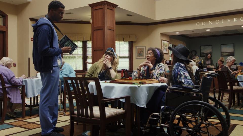 darius fraser natasha lyonne s epatha merkerson and judith light in episode 5 of poker face