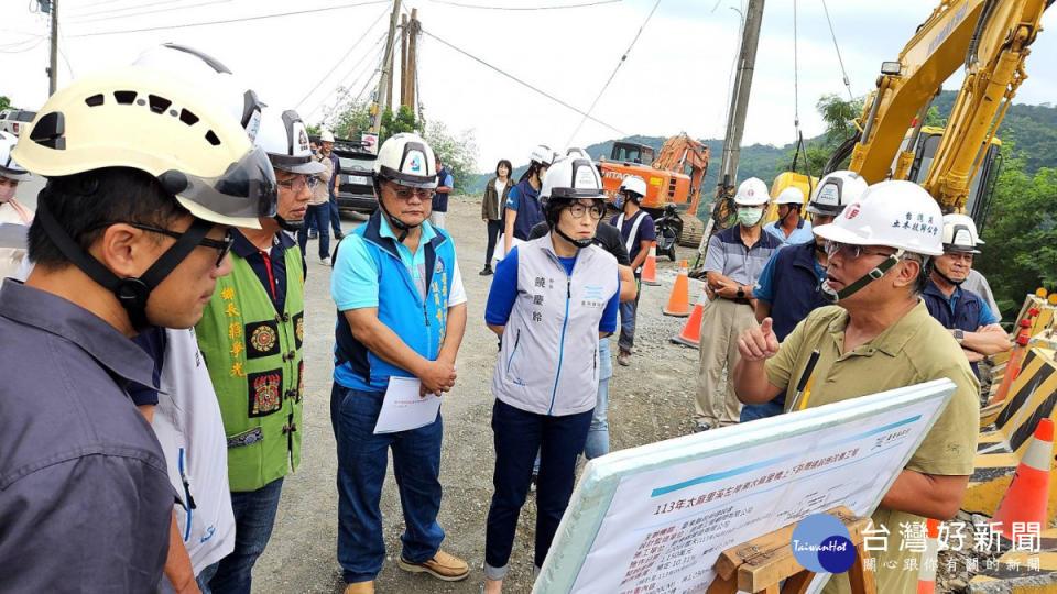 給縣民安全的回家路！　饒慶鈴視察南迴線東64線改善、東67替代道路愛國蒲橋等工程