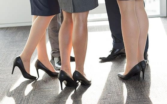 Ministers pledge new guidance and prosecutions for sexist bosses who force women to wear inappropriate shoes and clothes