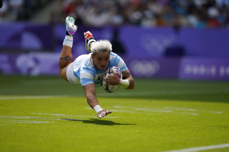 La palomita de Luciano González para el try de los Pumas 7s