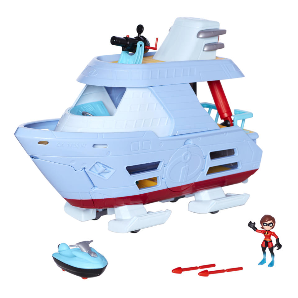 <p>Junior Supers Hydroliner Playset, Jakks Pacific, $39.99. (Photo: Courtesy of Disney Products and Interactive Media) </p>