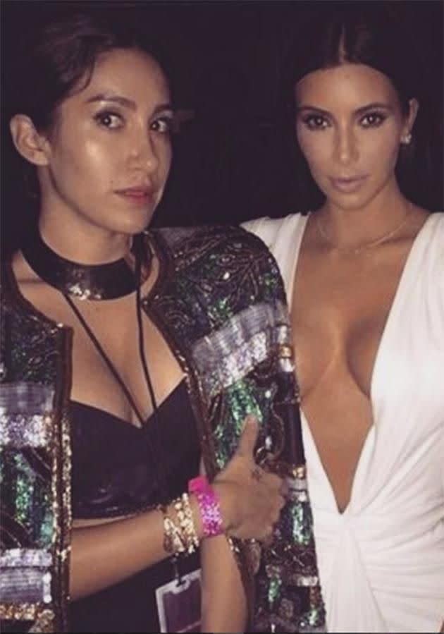 Kim Kardashian is one of Jen's most famous clients. Photo: Instagram.